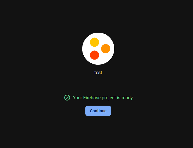 firebase setup